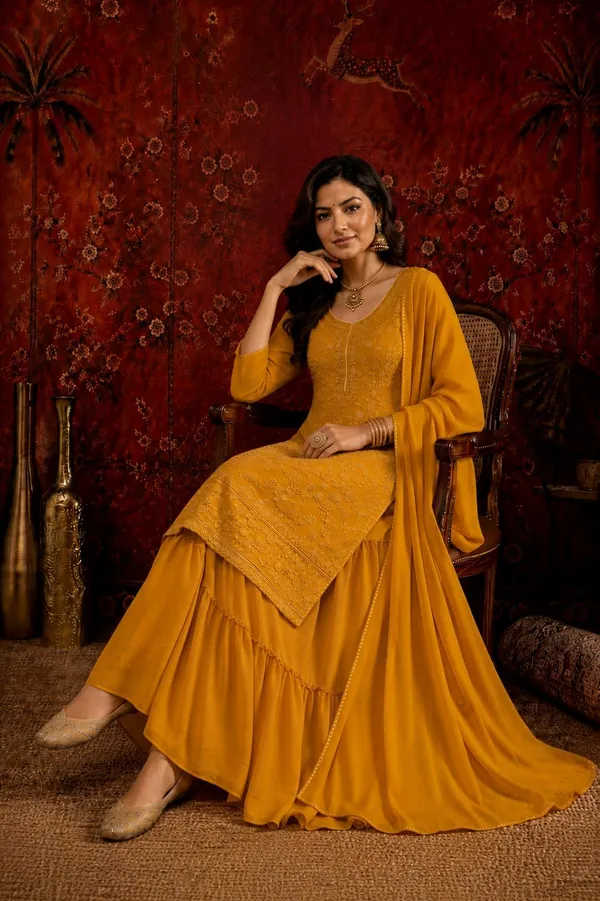 Mustard_Crepe_Embroidered_Anarkali_Suit_Set_For_Women