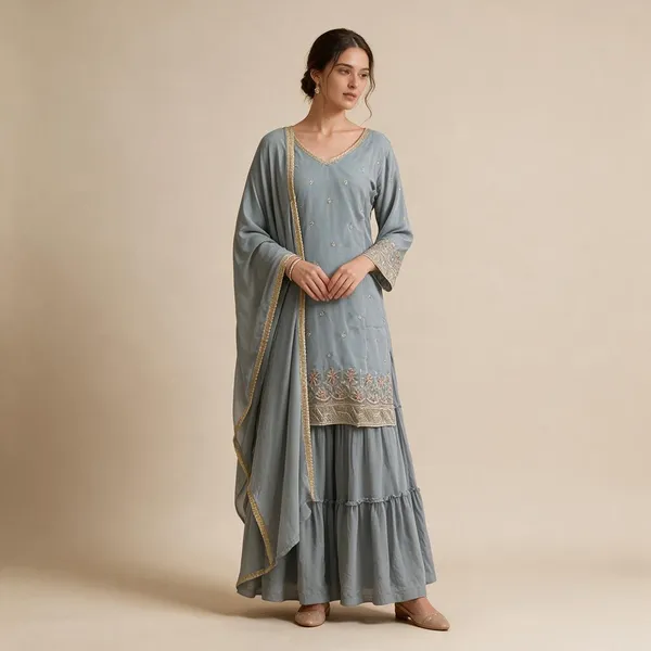 Light_Blue_Dola_Silk_Embroidered_Anarkali_Suit_Set_For_Women