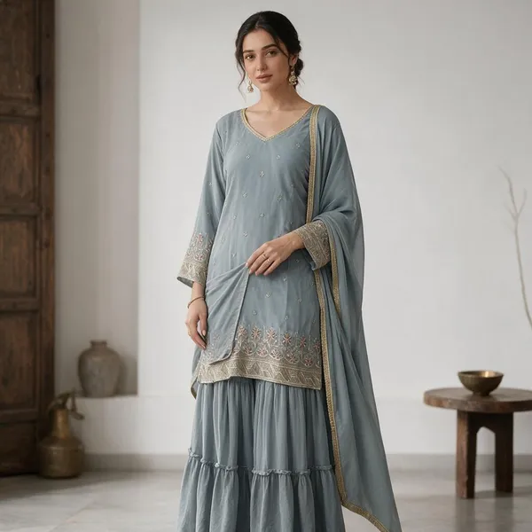 Light_Blue_Dola_Silk_Embroidered_Anarkali_Suit_Set_For_Women