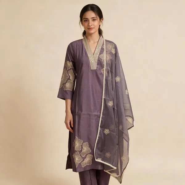 Purple_Cotton_Embroidered_Straight_Kurta_Suit_Set_For_Women