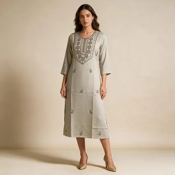 Beige_Rayon_Silk_Embroidered_Straight_Kurta_For_Women
