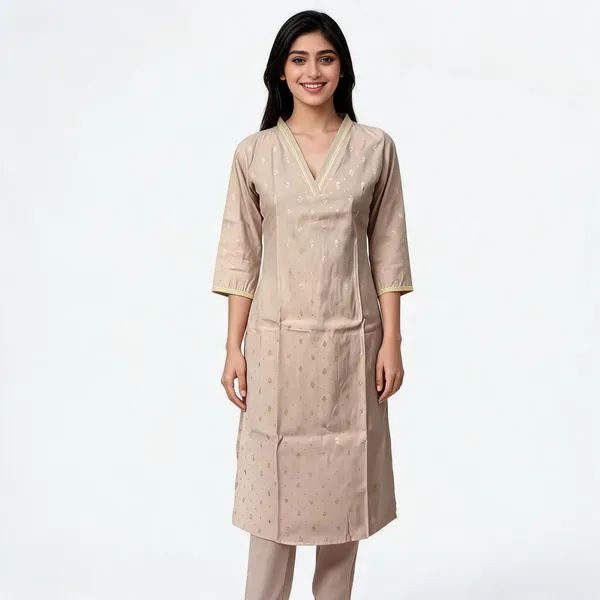Beige_Cotton_Printed_Straight_Kurta_Set_For_Women