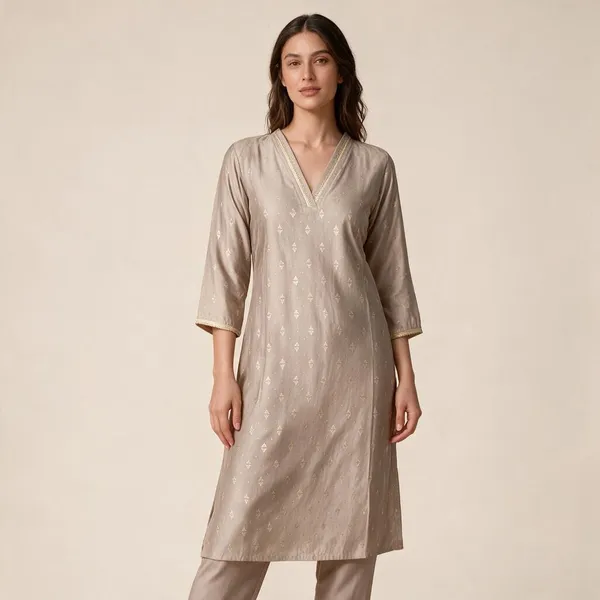 Beige_Cotton_Printed_Straight_Kurta_Set_For_Women