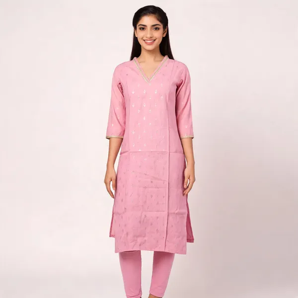 Pink_Cotton_Straight_Kurta_For_Women