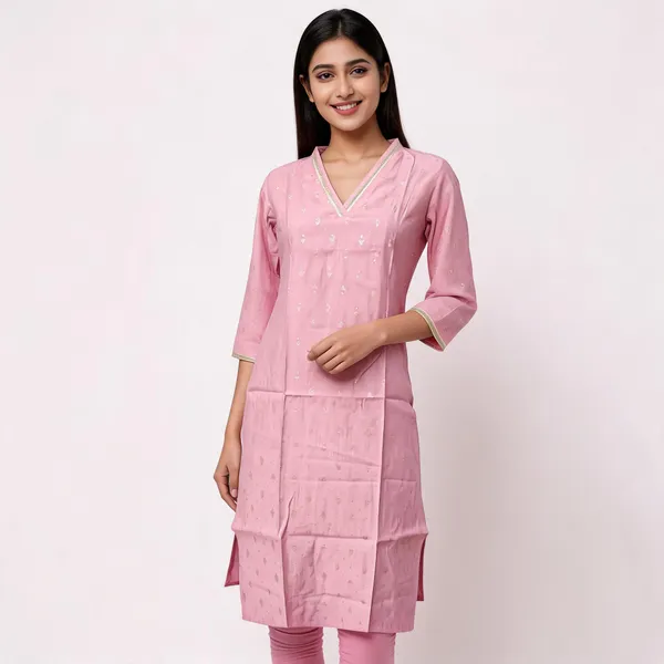 Pink_Cotton_Straight_Kurta_For_Women