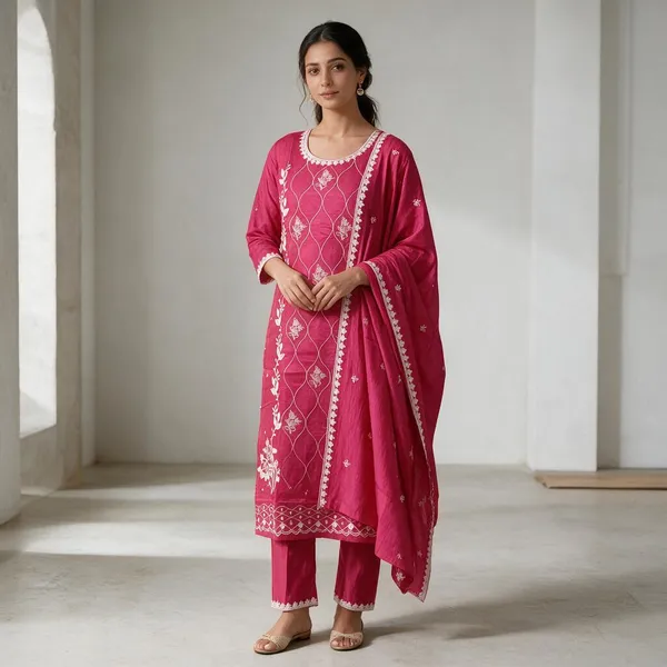 Pink_Cotton_Embroidered_Straight_Kurta_Set_For_Women