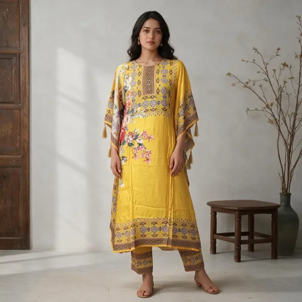 Yellow_Cotton_Printed_Straight_Kurta_Set_For_Women