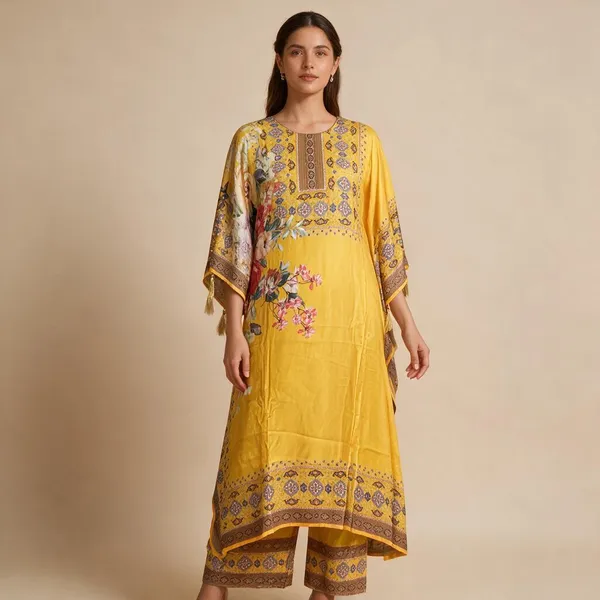 Yellow_Cotton_Printed_Straight_Kurta_Set_For_Women