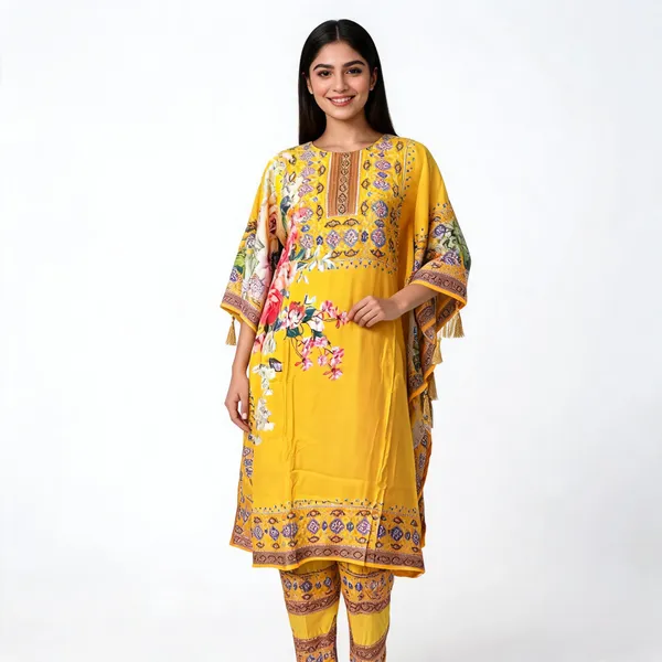 Yellow_Cotton_Printed_Straight_Kurta_Set_For_Women