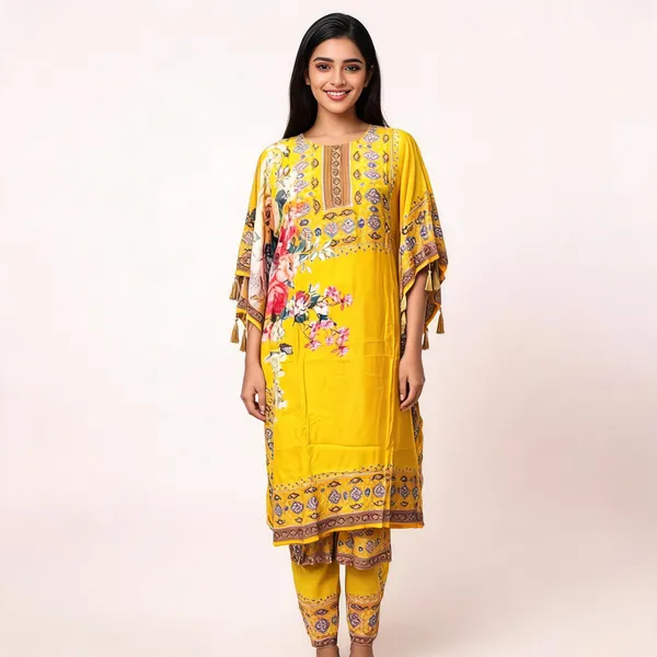 Yellow_Cotton_Printed_Straight_Kurta_Set_For_Women