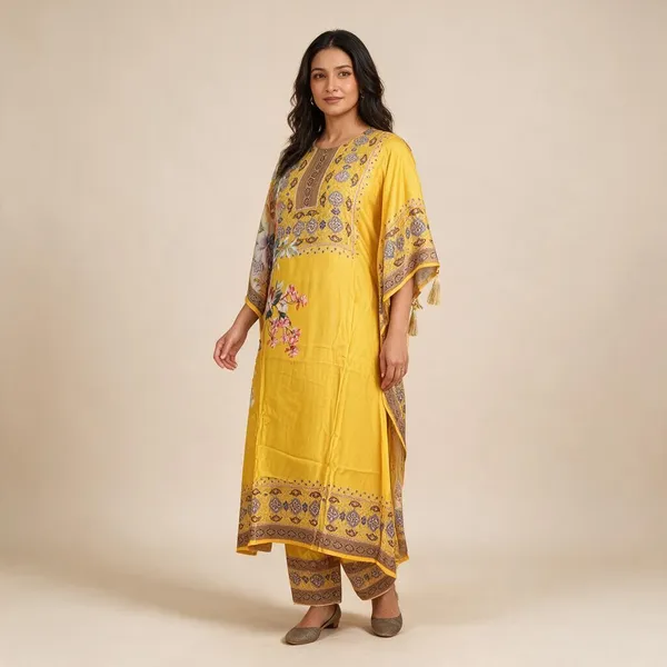 Yellow_Cotton_Printed_Straight_Kurta_Set_For_Women