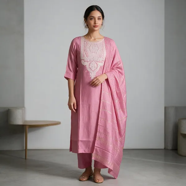 Pink_Cotton_Embroidered_Straight_Kurta_Set_For_Women