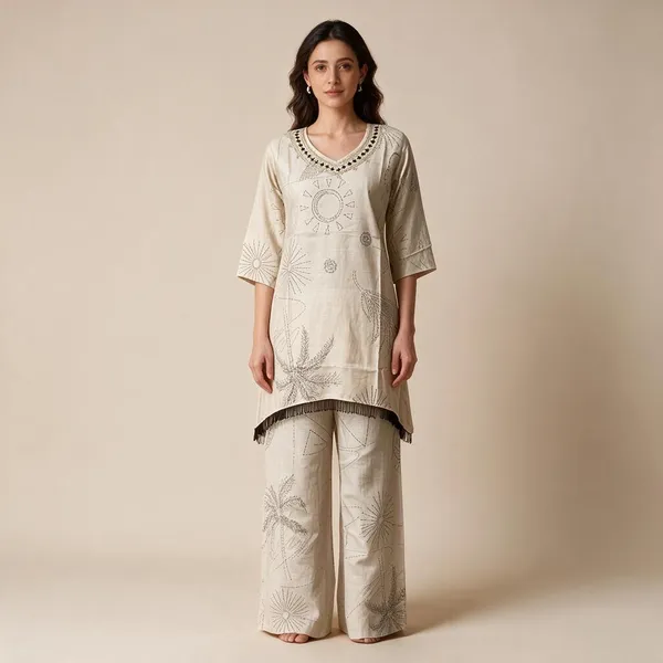 Off_White_Cotton_Straight_Kurta_Set_For_Women