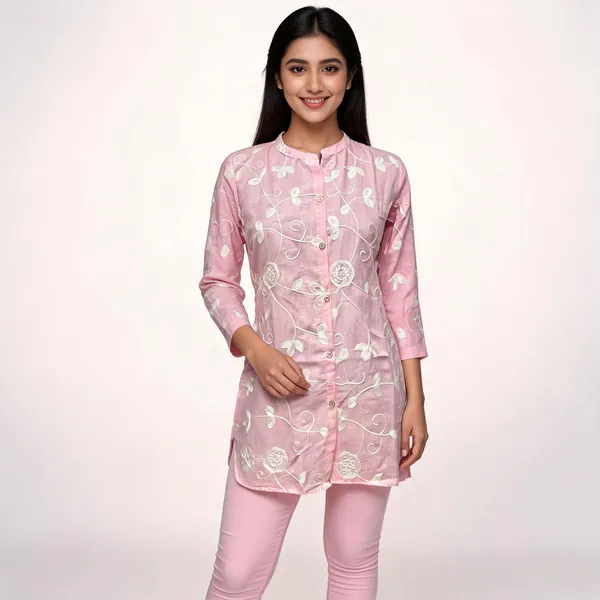 Pink_Viscose_Rayon_Embroidered_Straight_Kurta_For_Women