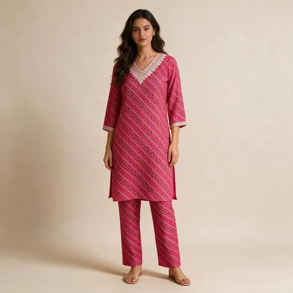 Pink_Cotton_Printed_Straight_Kurta_Pant_Set_For_Women