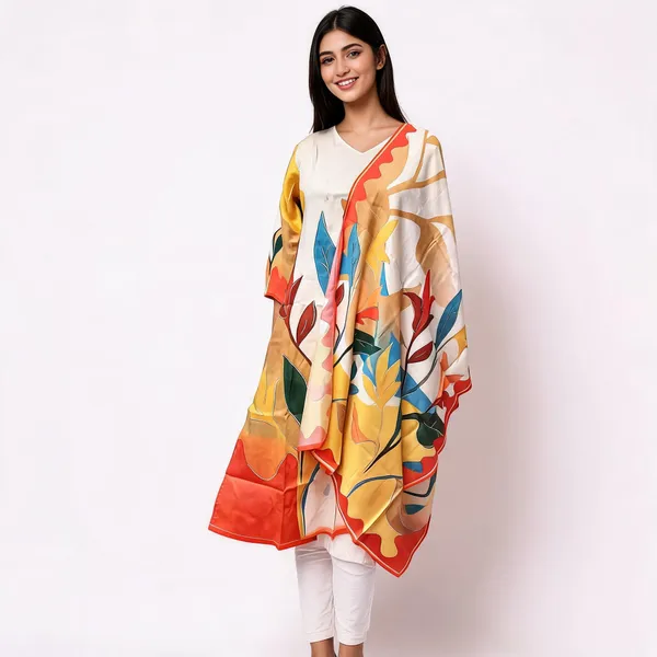 Multicolor_Cotton_Printed_Flared_Kurta_For_Women