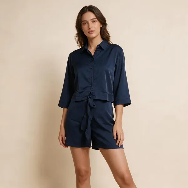 Navy_Vatican_Silk_Collared_Button_Front_Romper_For_Women
