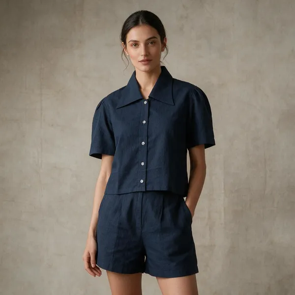 Navy_Vatican_Silk_Short_Sleeve_Collared_Jumpsuit_For_Women