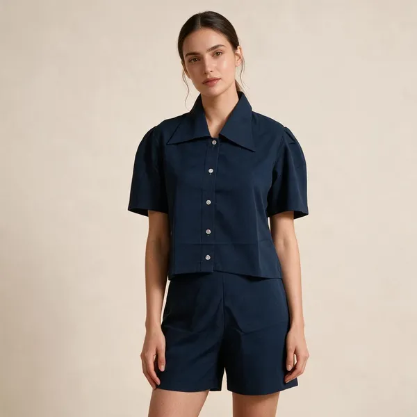 Navy_Vatican_Silk_Short_Sleeve_Collared_Jumpsuit_For_Women