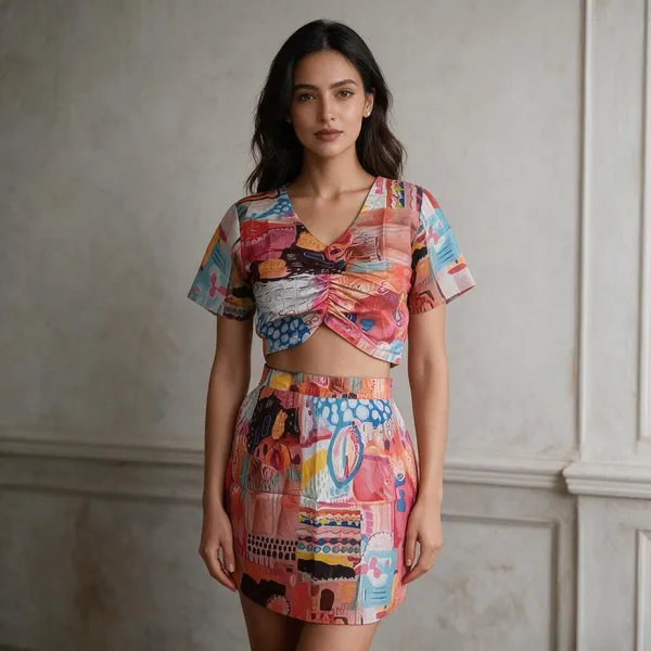 Multicolor_Vatican_Silk_Printed_Crop_Top_And_Skirt_Set_For_Women