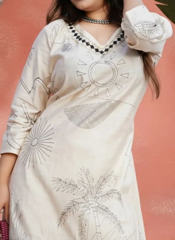Off_White_Cotton_Straight_Kurta_Set_For_Women