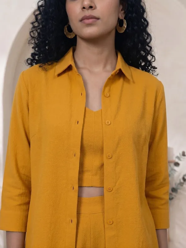 Mustard_Vatican_Silk_Relaxed_Three_Piece_Co_Ord_Set_For_Women