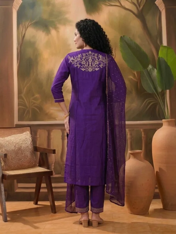 Purple_Rayon_Embroidered_Ethnic_Kurta_Set_For_Women