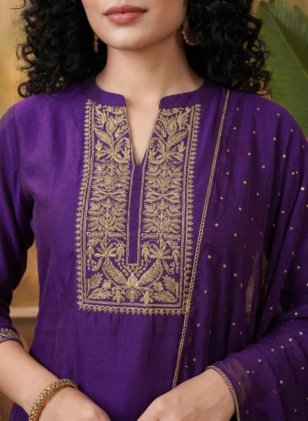 Purple_Rayon_Embroidered_Ethnic_Kurta_Set_For_Women