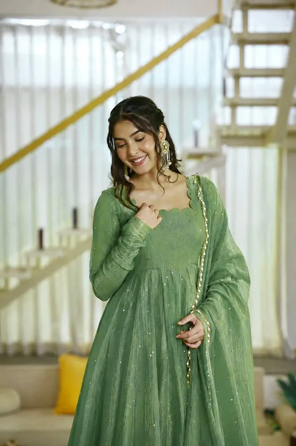 Green_Salsa_Silk_Anarkali_Suit_Set_For_Women