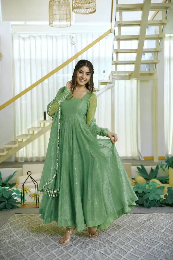 Green_Salsa_Silk_Anarkali_Suit_Set_For_Women