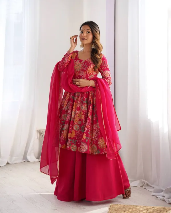 Pink_Floral_Anarkali_Suit_Set_for_Women