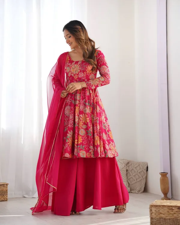 Pink_Floral_Anarkali_Suit_Set_for_Women