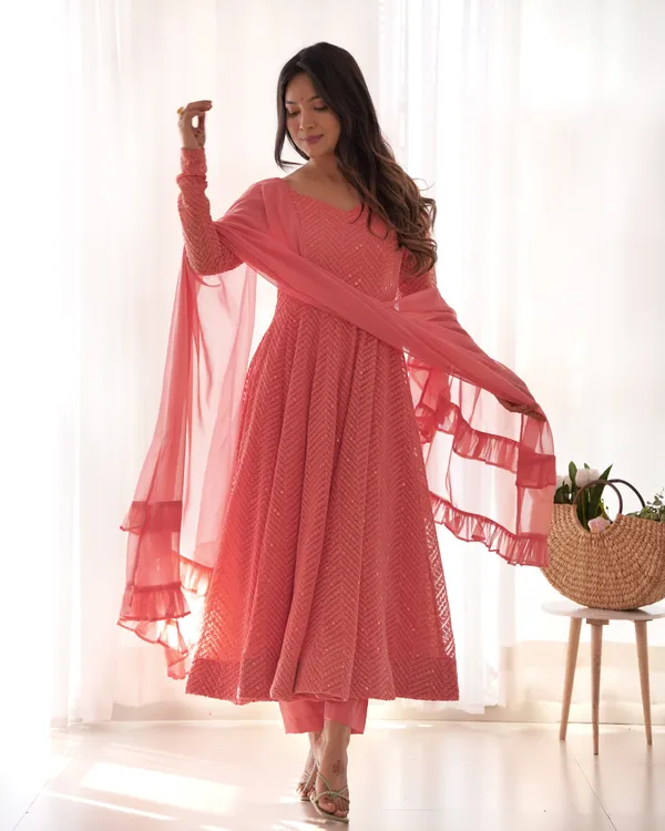 Pink_Printed_Anarkali_Kurta_With_Dupatta_for_Women