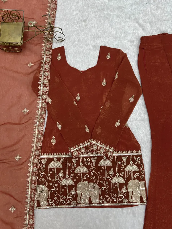 Rust_Embroidered_Straight_Kurta_Palazzo_Set_for_Women