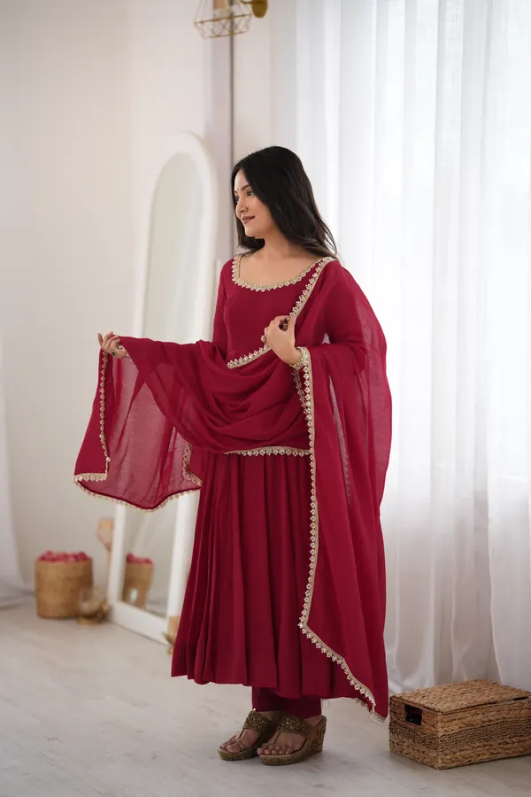 Maroon_Embellished_Flared_Anarkali_Suit_Set_For_Women