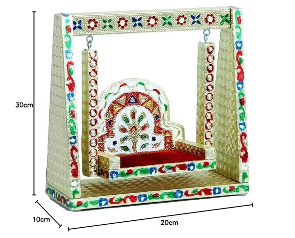 Wooden_Meenakari_Krishna_Swing_For_Idol