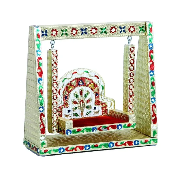 Wooden_Meenakari_Krishna_Jhula_For_Laddu_Gopal