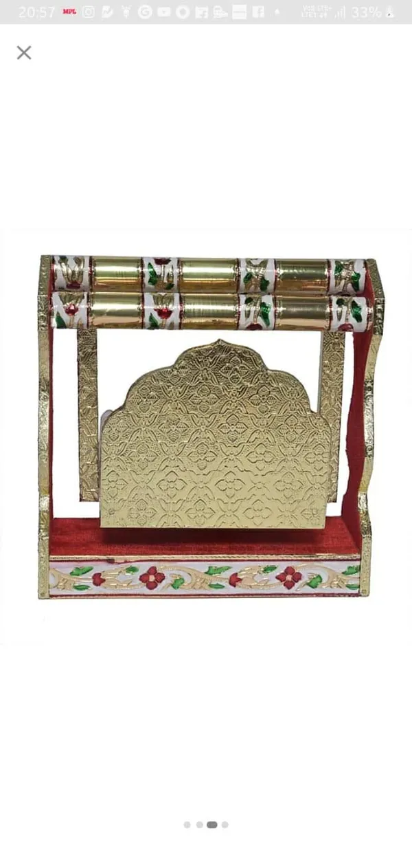 Wooden_Meenakari_Krishna_Swing_For_Idol