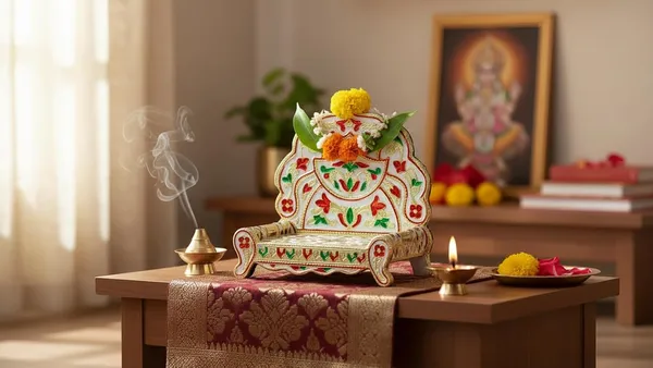 Wooden_Meenakari_Throne_For_God_Idol