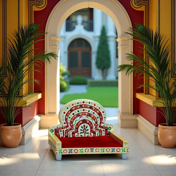 Wooden_Meenakari_Singhasan_For_Deity
