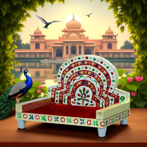Wooden_Meenakari_Singhasan_For_Deity