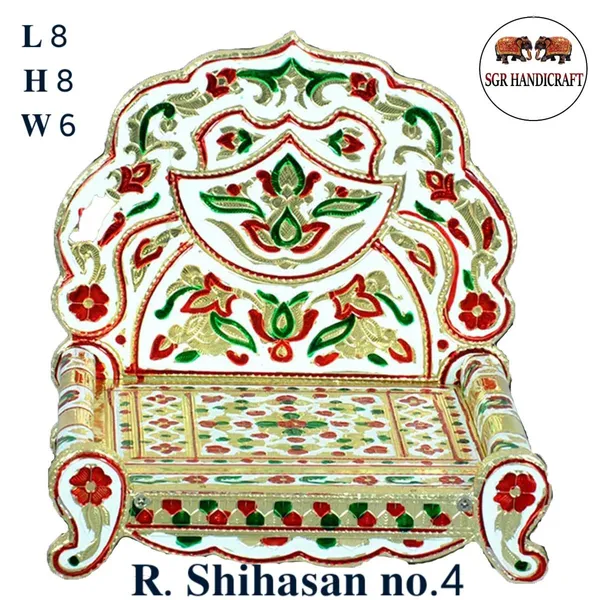 Meenakari_Gold_Plated_Floor_Cushion