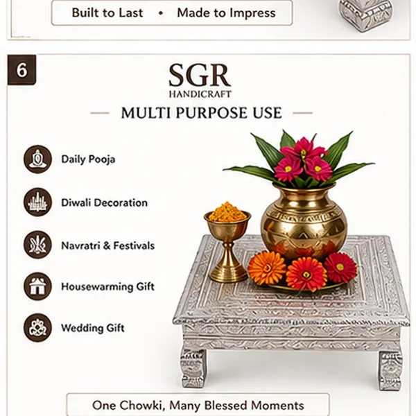 Wooden_Pooja_Chowki_With_Silver_Work
