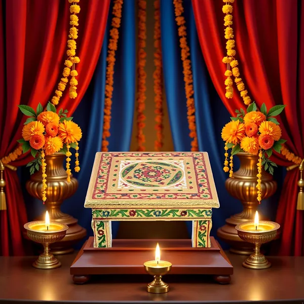 Wooden_Meenakari_Chowki