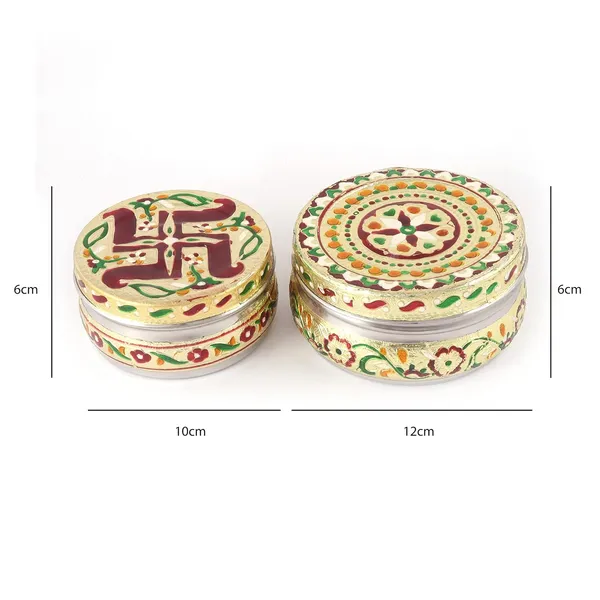 Stainless_Steel_Meenakari_Storage_Jar_Set_Pack_Of_2