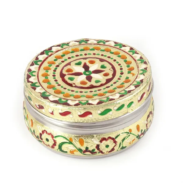 Stainless_Steel_Meenakari_Storage_Jar_Set_Pack_Of_2
