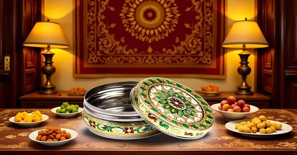 Stainless_Steel_Meenakari_Container_Set