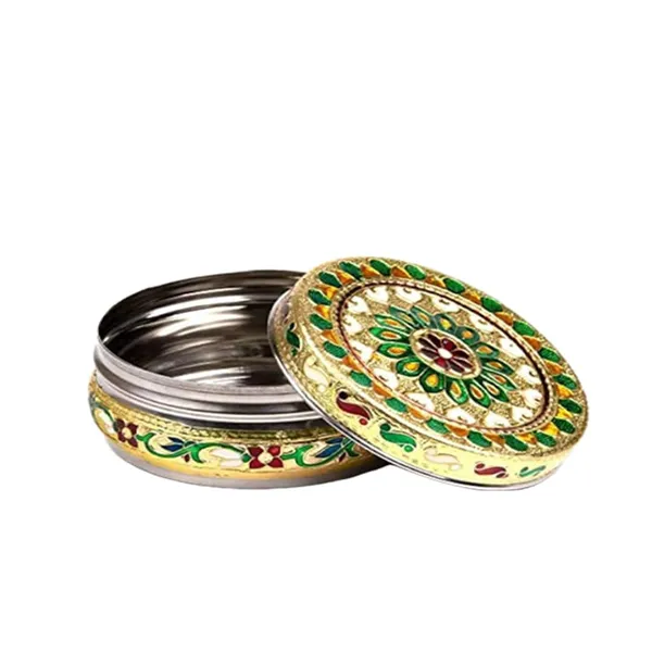 Stainless_Steel_Meenakari_Container_Set