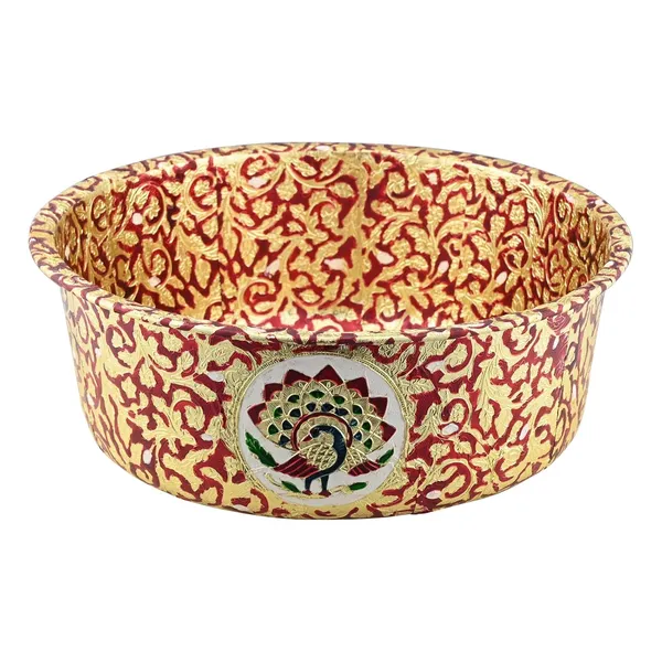 Brass_Meenakari_Pooja_Parat