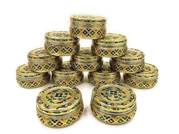 Stainless_Steel_Container_With_Meenakari_Design
